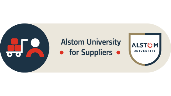 Logo Alstom University for Suppliers