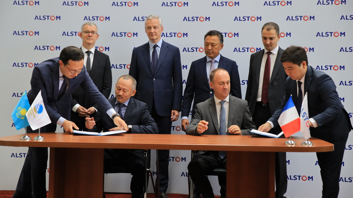 signed Kazakhstan Understanding of a ... with Memorandum Alstom