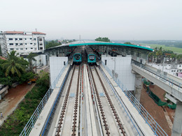 Third rail installed on Kochi Metro Bangalore