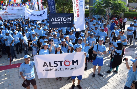 Alstom Diabetes Walk UAE