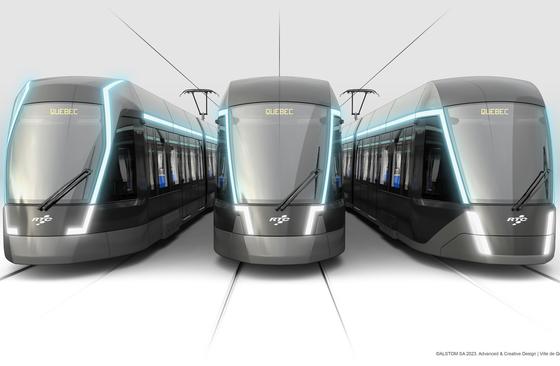 La Ville de Québec et Alstom dévoilent le design du tramway