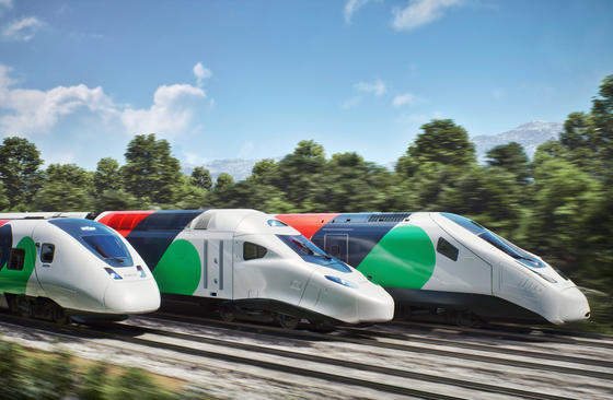 Avelia high-speed train range hero image