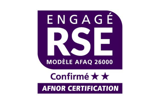 Engagé RSE Modèle AFAQ 26000 Confirmé ** AFNOR CERTIFICATION
